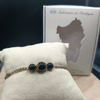 TDS Bracciale bicolore con Su Coccu