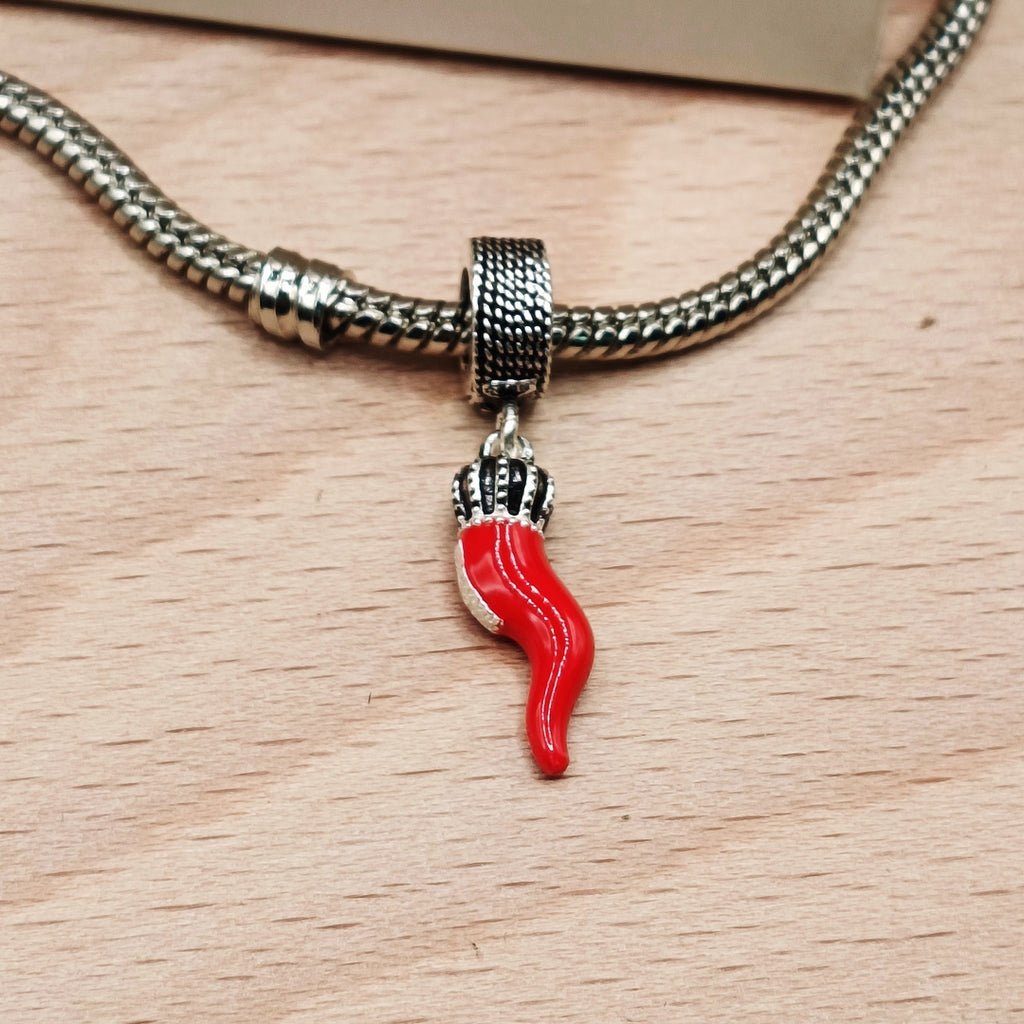 Filu e Trama Sinnus Cornetto smaltato rosso