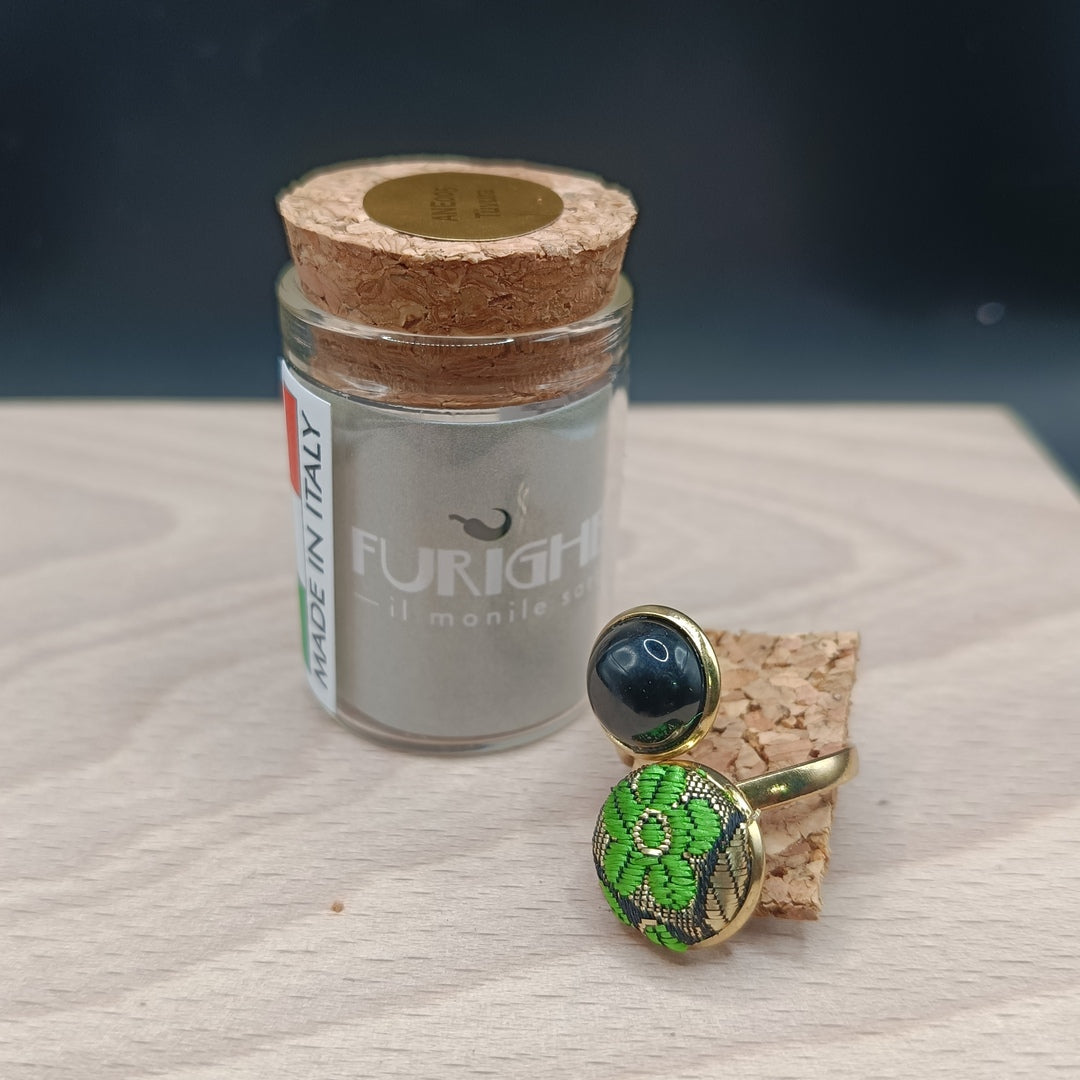 Furighedda Tùvura anello Broccato e Cocco