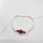 TDS BP33016 Bracciale tessuto con pietre colorate