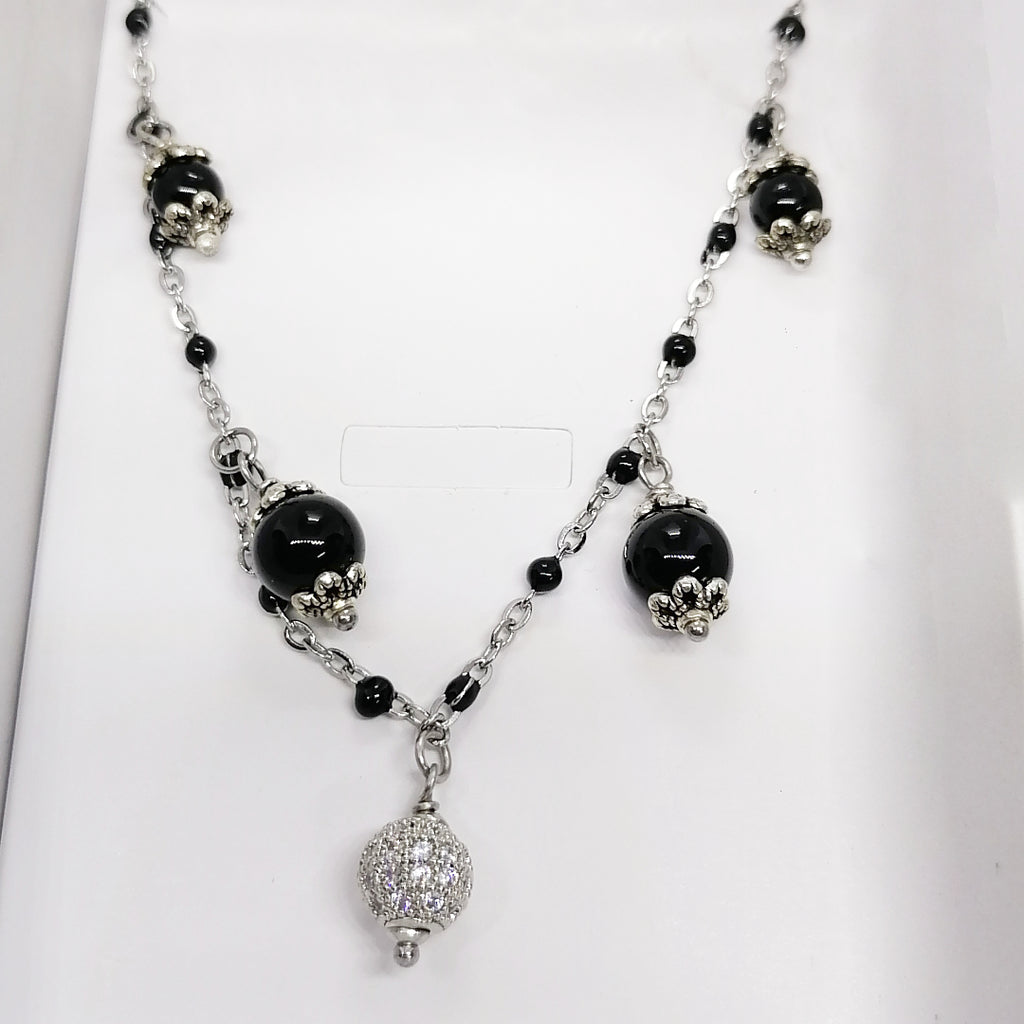 TDS BP32029 Collarino con Su Coccu e sfera zirconata