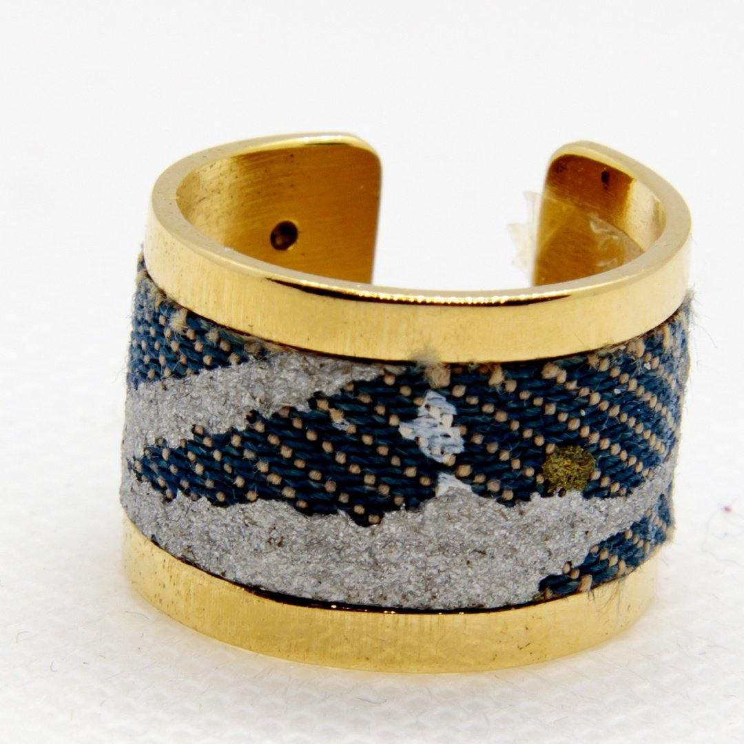 Stroili 1617874 Anello rigido Bling Denim - pianaecasti-gioielleria