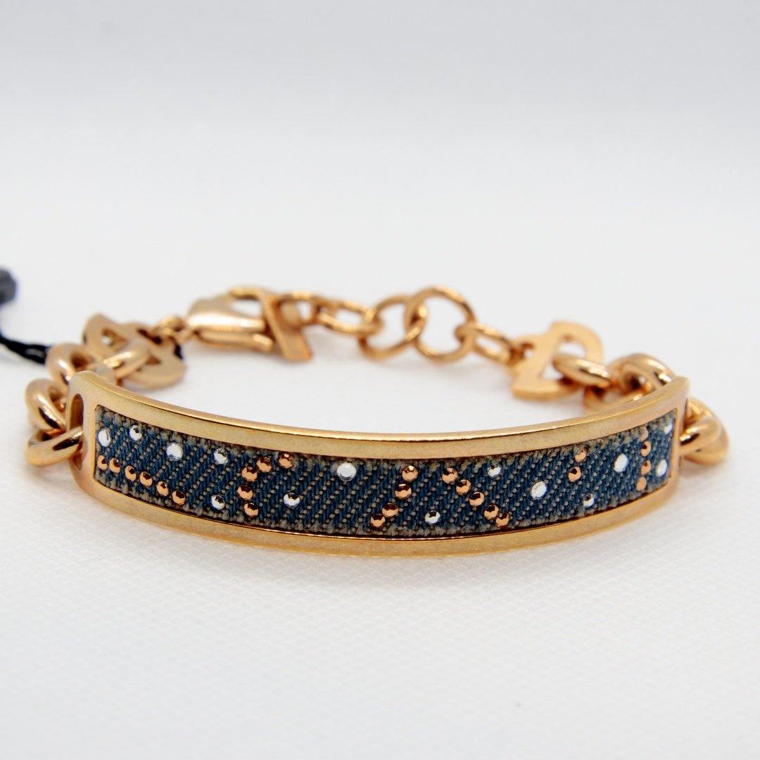 Stroili 1617797 Bracciale semi-rigido Bling Denim - pianaecasti-gioielleria