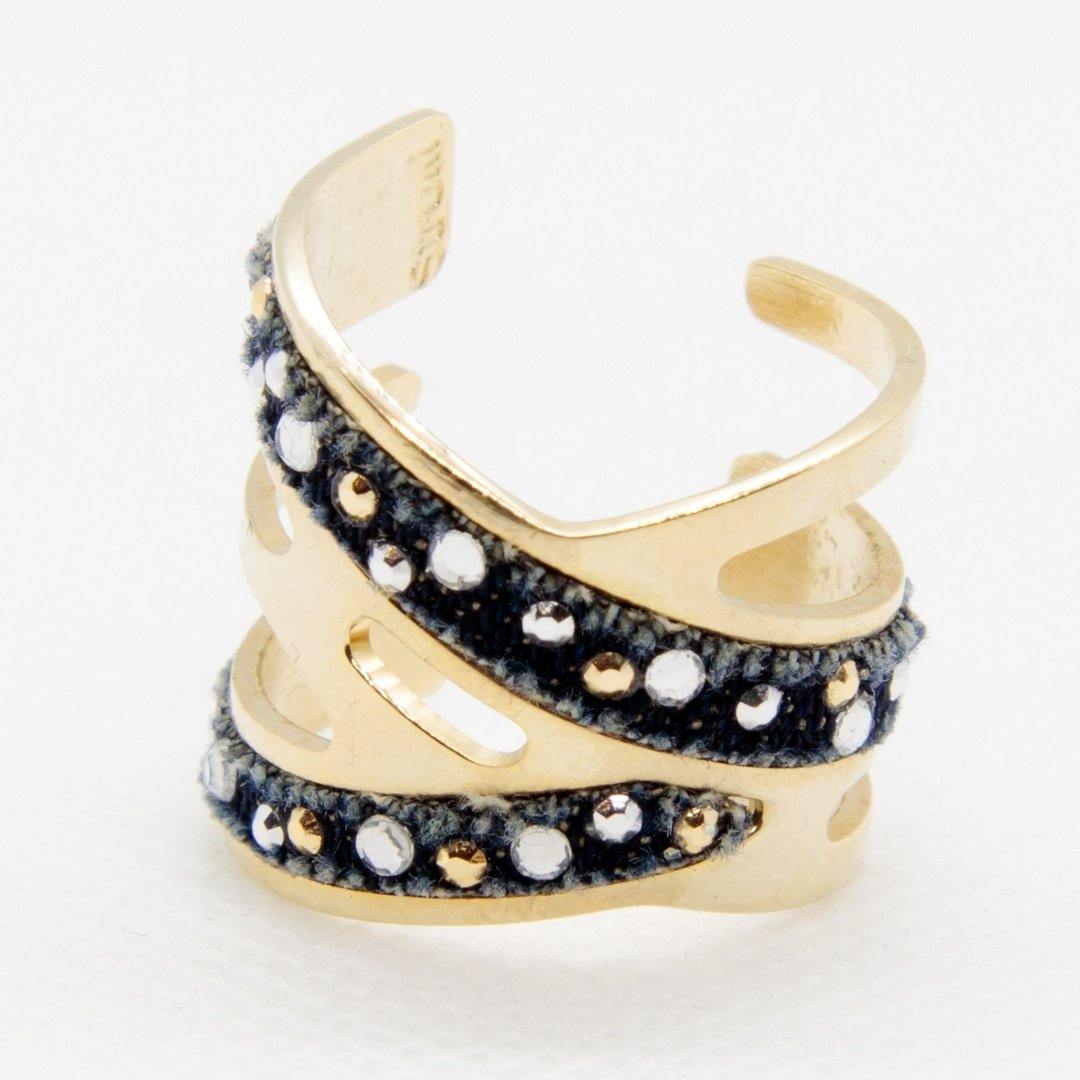 Stroili 1619357 Anello rigido Bling Denim - pianaecasti-gioielleria