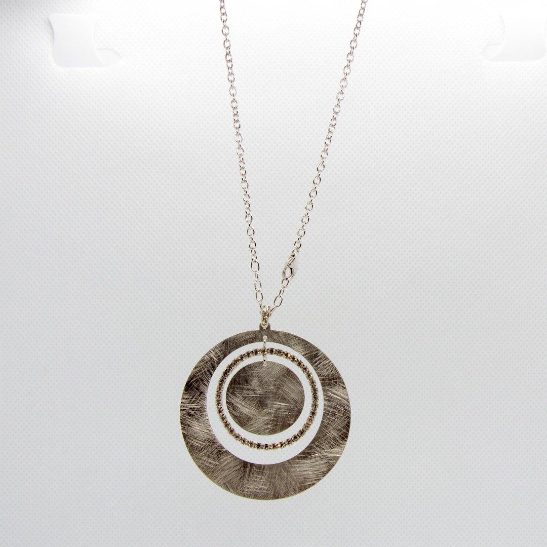 Stroili 1512931 Girocollo New Moon metallo rodiato - pianaecasti-gioielleria