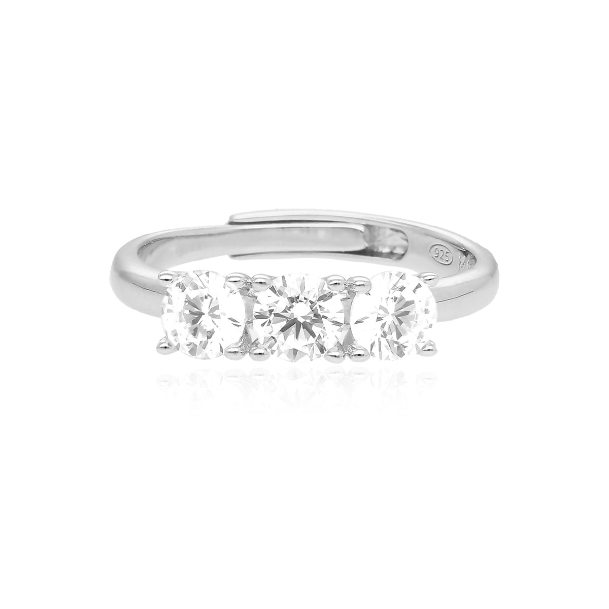 Mabina Anello trilogy in argento con zirconi 523176