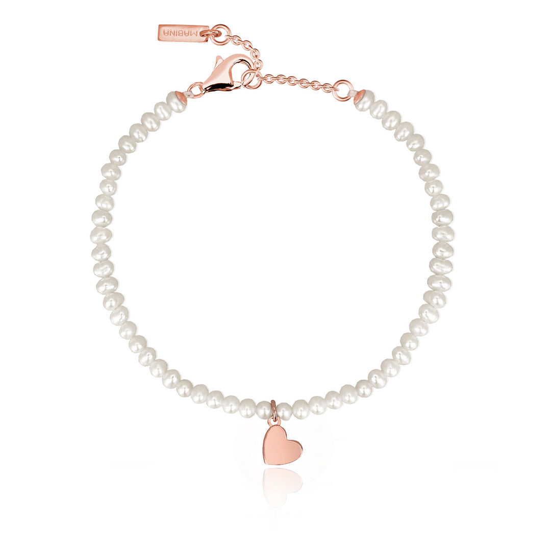 Mabina 533258 bracciale con perle e cuore