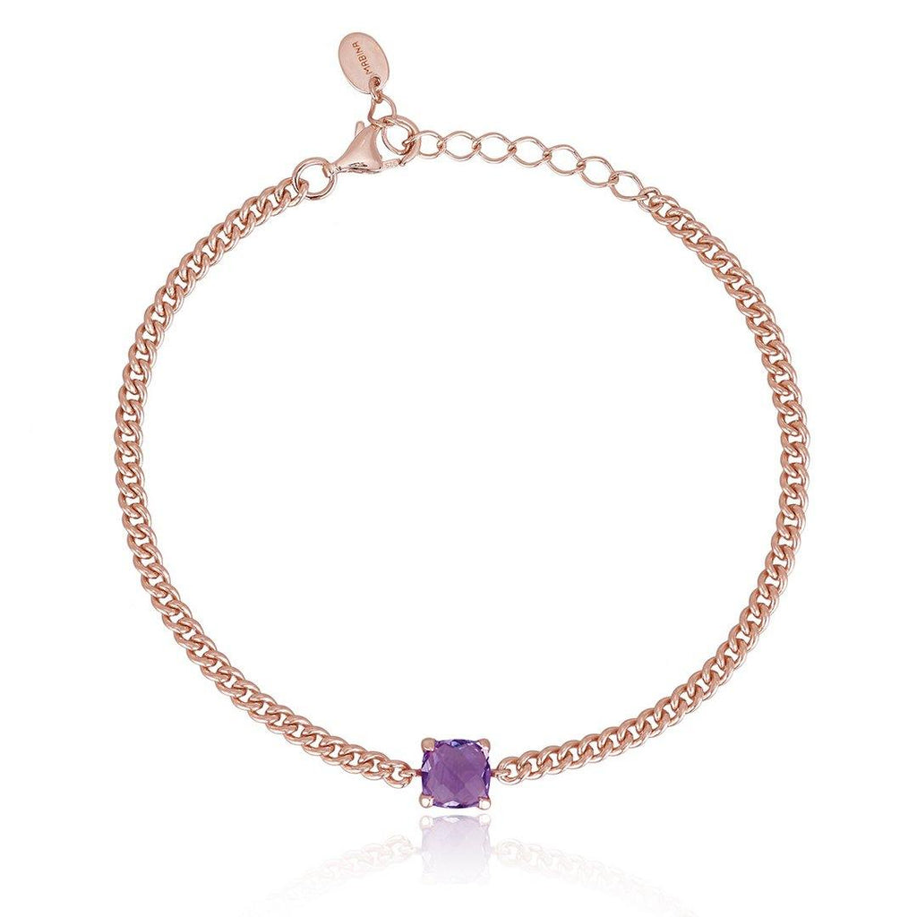 Mabina bracciale groumette con pietra - pianaecasti-gioielleria