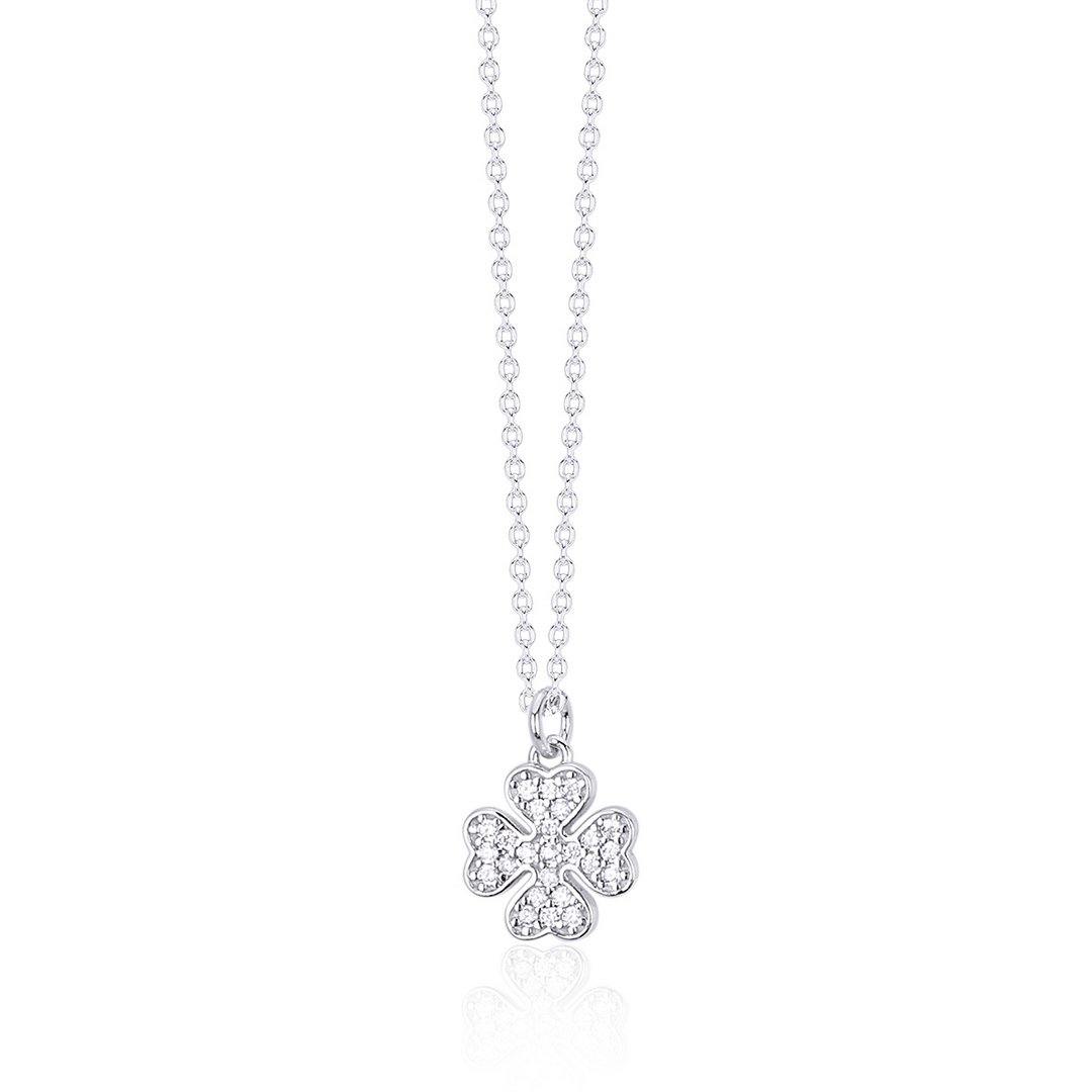 Mabina collana Quadrifoglio 553296 - pianaecasti-gioielleria