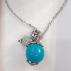 TDS BP32001RS Catenina con sfera colorata e zirconata